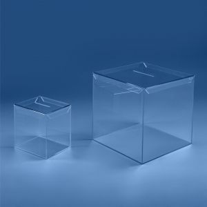 УРНИ/ КУТИИ ОТ ПЛЕКСИГЛАС С ПОХЛУПВАЩ КАПАК