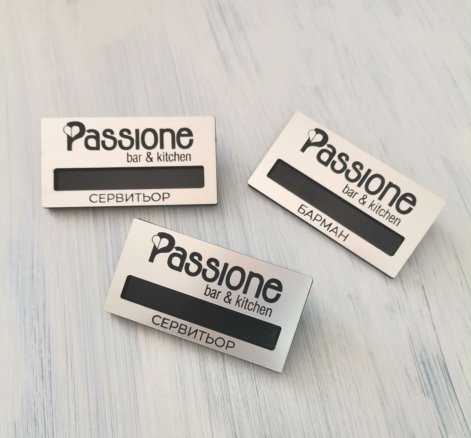 персонален бадж с лого