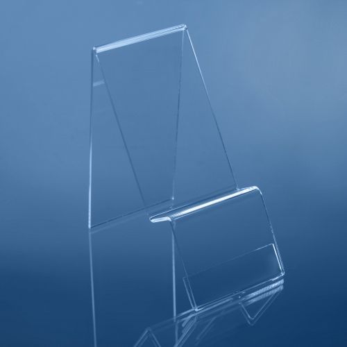 Стойка за телефони и аксесоари с етикет за витрини и регали