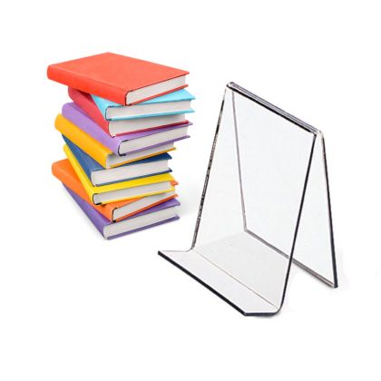 Елегантна стойка от плексиглас за книги, дребни предмети и продукти 