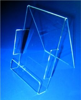 Стойка за флаери и брошури А6 от прозрачен плексиглас