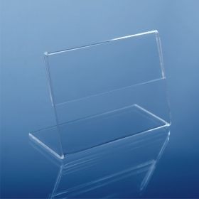 Прозрачна стойка за етикети – различни формати  | Подходяща за цени в лева и евро