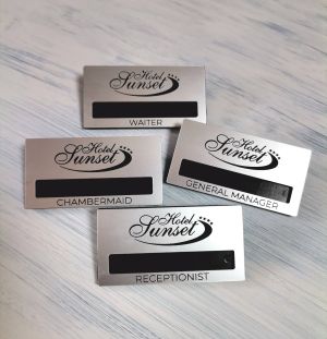 Персонализиран бадж с  игла