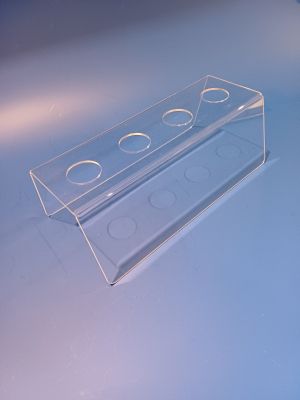 Стойка за вафлени фунийки за сладолед с четири отвора