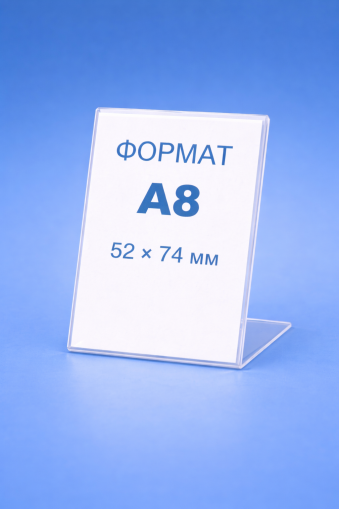 acrylic L-display A8